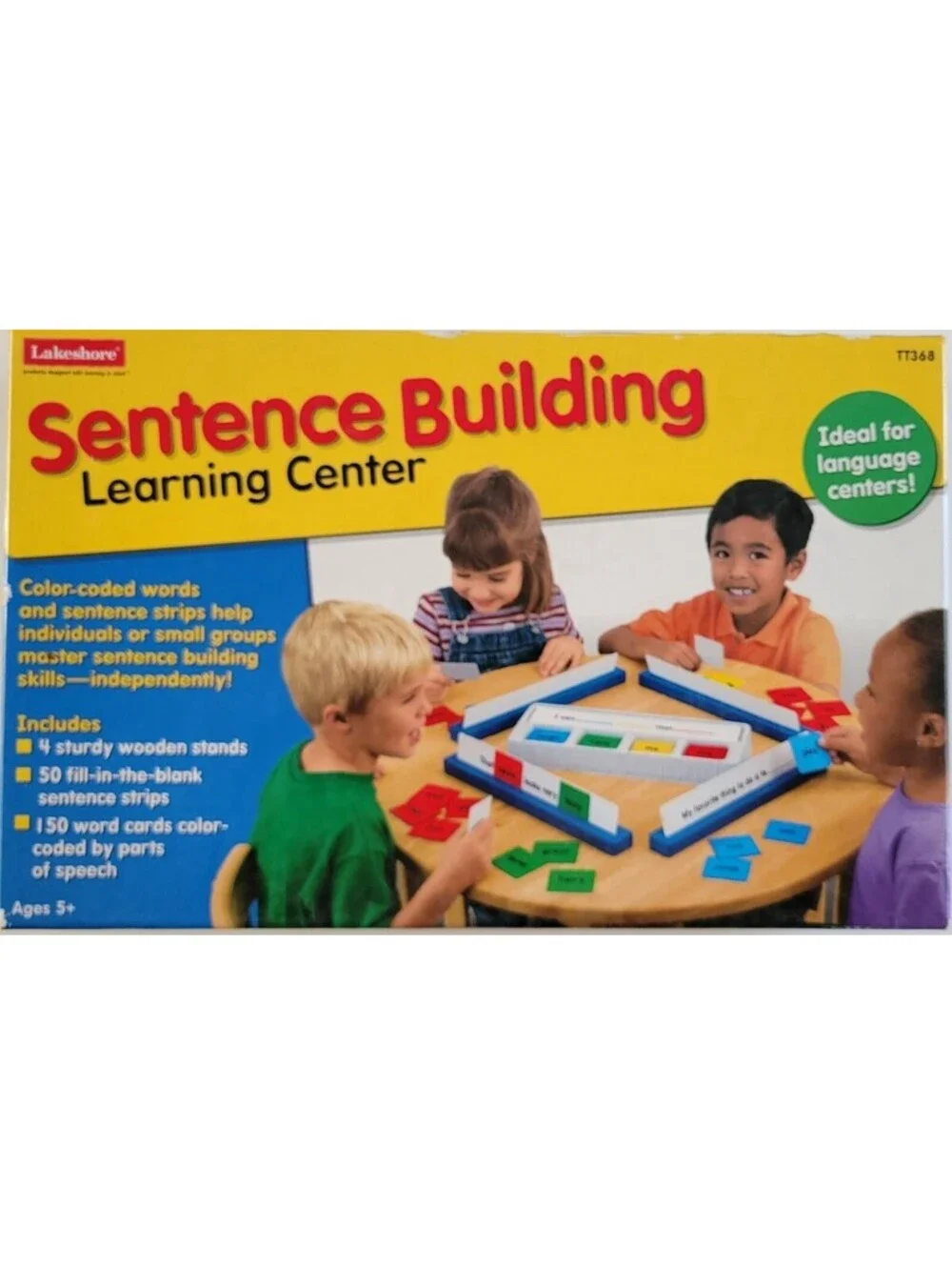 Sentence Building Learning Center By Lakeshore TT368 Age 5+ 146/150 word cards